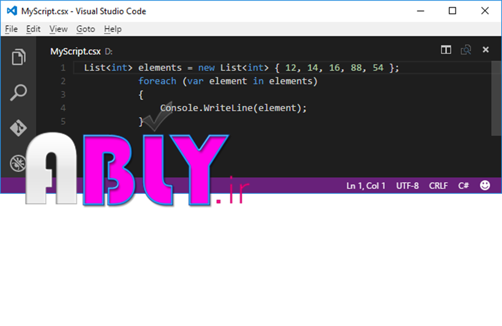C-sharp-script-file
