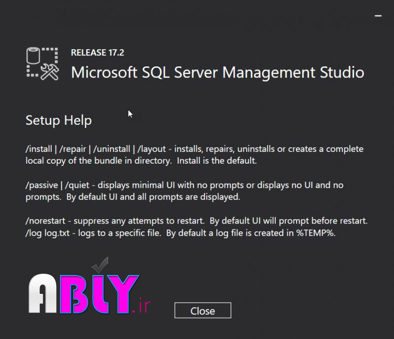 ssms cmd settup